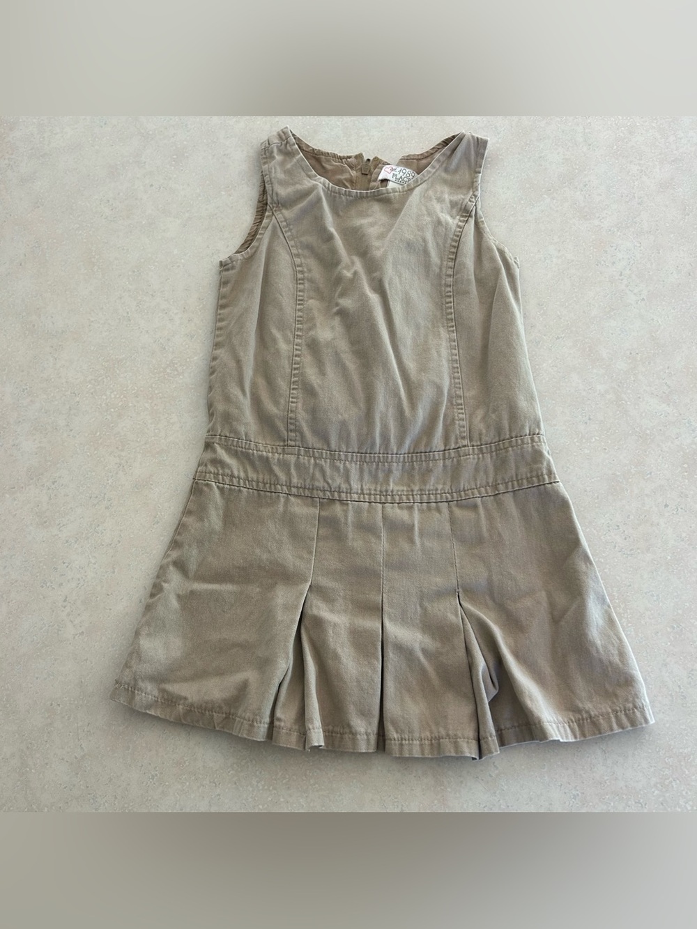 The Children's Place Tan Pleated Skort Jumper